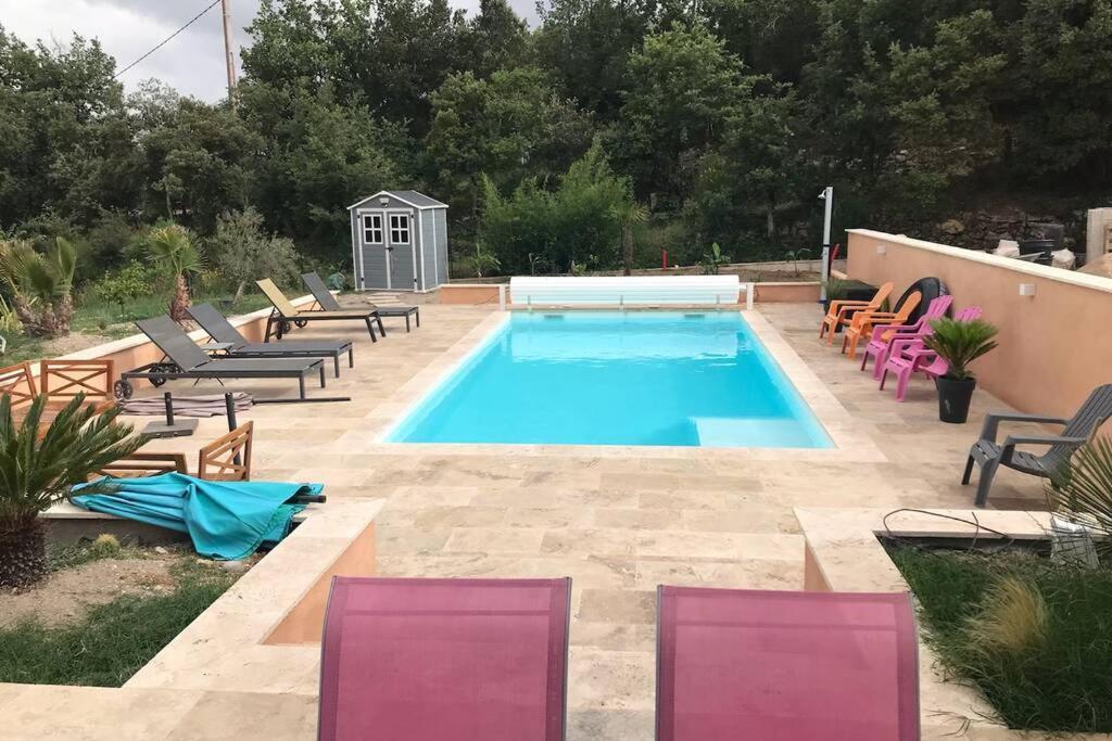 Logement Attenant A Une Villa T2 Avec Terrasse . Besse-sur-Issole Exteriér fotografie