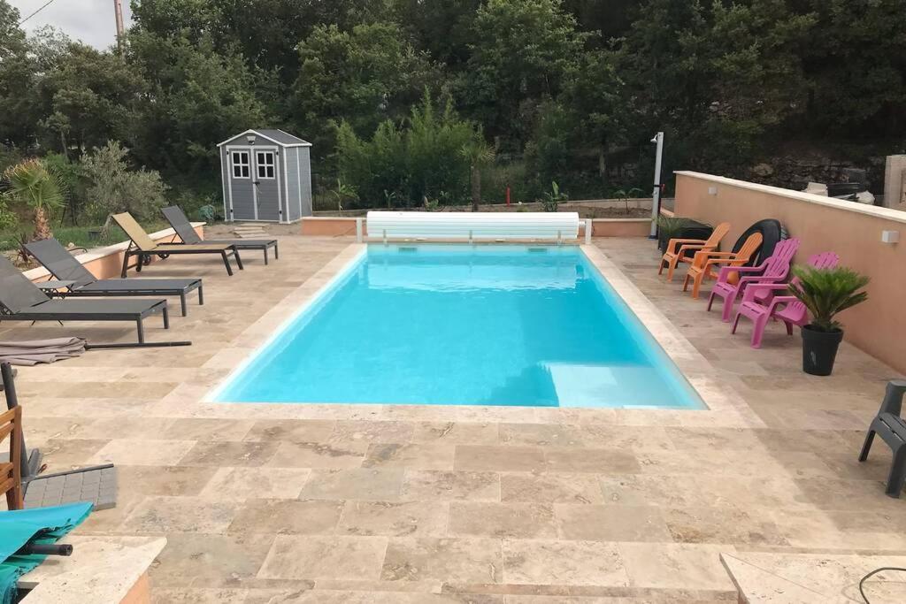 Logement Attenant A Une Villa T2 Avec Terrasse . Besse-sur-Issole Exteriér fotografie